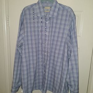 Michael Michael Kors Checkered Long Sleeve Button Up Shirt Men’s sz 18-36/37.